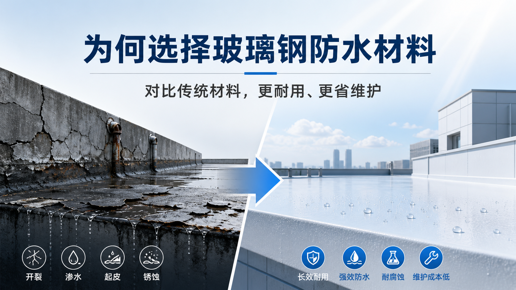 在平顶山，为何选择玻璃钢防水材料而非传统材料
